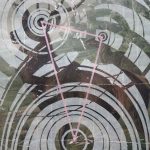 Hirsch heißt der Mann_ deer_ adhesive tape on historic wall chart_knife drawing_65 x 45cm_ 2015_Easy-Resize.com